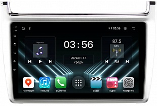 Штатная магнитола FarCar для VW Polo на Android  (DX910M серебро)