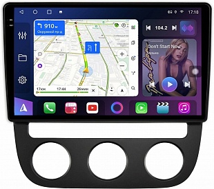 Штатная магнитола FarCar s500 Plus 2K для Volkswagen Jetta на Android  (GX3228M климат) 