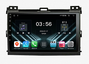 Штатная магнитола FarCar для Toyota Land Cruiser 120 на Android  (DX456M)