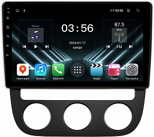 Штатная магнитола FarCar для Volkswagen Jetta на Android  (DX3228M климат)